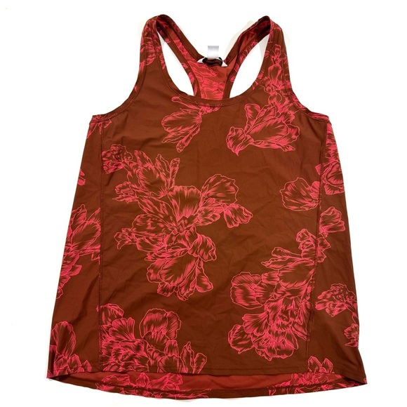 Athleta Ultimate Scoop Neck Racerback Tank Top Astral Blooms - Picture 1 of 8